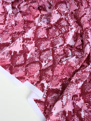 Load image into Gallery viewer, 6YD 10IN REMNANT; &#39;Python&#39; K-Deer Athletic Nylon/Spandex Tricot
