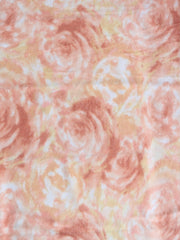 Load image into Gallery viewer, Apricot Brushed Roses Alpaca Soft Brushed Sweater Knit