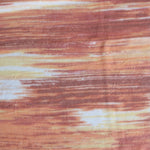 Load image into Gallery viewer, Terracotta &amp; Peach Paint Streaks Alpaca Soft Brushed Sweater Knit
