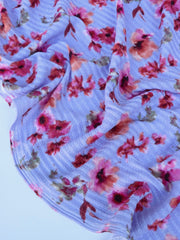 Load image into Gallery viewer, Claudia on Lavender Pointelle Rib Knit
