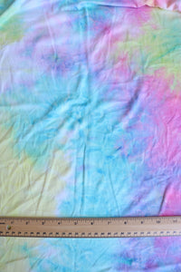 Cotton Candy Tie Dye Double Brushed Poly
