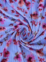 Load image into Gallery viewer, Claudia on Lavender Pointelle Rib Knit
