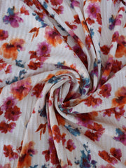 Load image into Gallery viewer, Claudia on Sand Pointelle Rib Knit