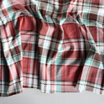 Load image into Gallery viewer, Mint &amp; Clay Plaid Double Brushed Poly
