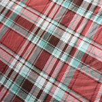 Load image into Gallery viewer, Mint &amp; Clay Plaid Double Brushed Poly
