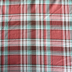 Load image into Gallery viewer, Mint &amp; Clay Plaid Double Brushed Poly

