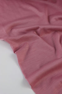 Dusky Rose Kerry 100% Superwash Wool Jersey Knit | By The Half Yard