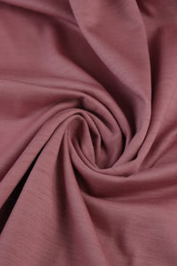 Dusky Rose Kerry 100% Superwash Wool Jersey Knit | By The Half Yard