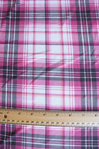 Jill Plaid Double Brushed Poly