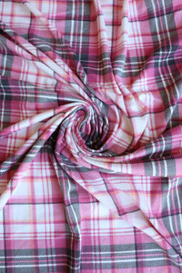 Jill Plaid Double Brushed Poly