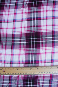Berry Jam Plaid Double Brushed Poly