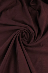 Burgundy Kerry 100% Superwash Wool Jersey Knit | By The Half Yard
