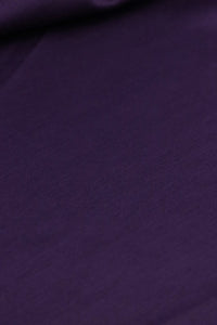 Dark Purple Kerry 100% Superwash Wool Jersey Knit | By The Half Yard