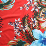 Load image into Gallery viewer, Ohana on Bright Coral Double Brushed Poly
