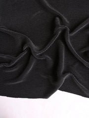 Load image into Gallery viewer, Black Pleated Knit