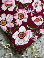 Load image into Gallery viewer, Jo on Wine Double Brushed Poly