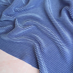 Load image into Gallery viewer, Denim Blue Pleated Knit
