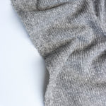 Load image into Gallery viewer, Heather Gray Brushed 2x1 Ribbed Sweater Knit
