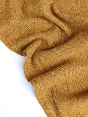 Load image into Gallery viewer, Dark Mustard Brushed 2x1 Ribbed Sweater Knit