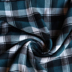 Load image into Gallery viewer, Teal Plaid | Seawool Heavy Flannel | Robert Kaufman
