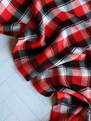 Load image into Gallery viewer, Red Plaid | Seawool Heavy Flannel | Robert Kaufman
