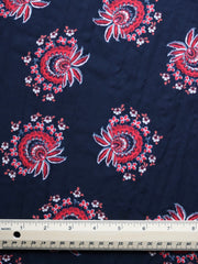 Load image into Gallery viewer, Independence on Navy Wool Dobby