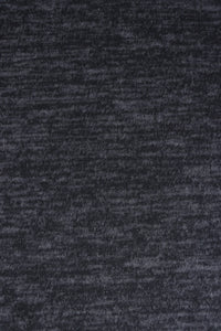 Marled Black Brushed Hacci Sweater Knit