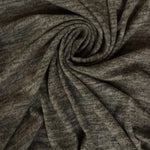 Load image into Gallery viewer, Marled Olive Brushed Hacci Sweater Knit

