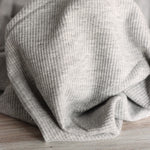 Load image into Gallery viewer, Heather Gray 2x2 Rib Tencel Spandex
