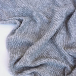 Load image into Gallery viewer, Marled Light Gray Brushed 4x1 Ribbed Sweater Knit
