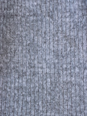 Load image into Gallery viewer, Marled Light Gray Brushed 4x1 Ribbed Sweater Knit
