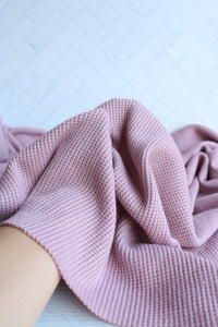 Rose Stucco Banff Ultra Thick 1x1 Rib Sweater Knit