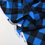 Load image into Gallery viewer, &#39;Blue Buffalo Plaid&#39; K-Deer Athletic Nylon/Spandex Tricot
