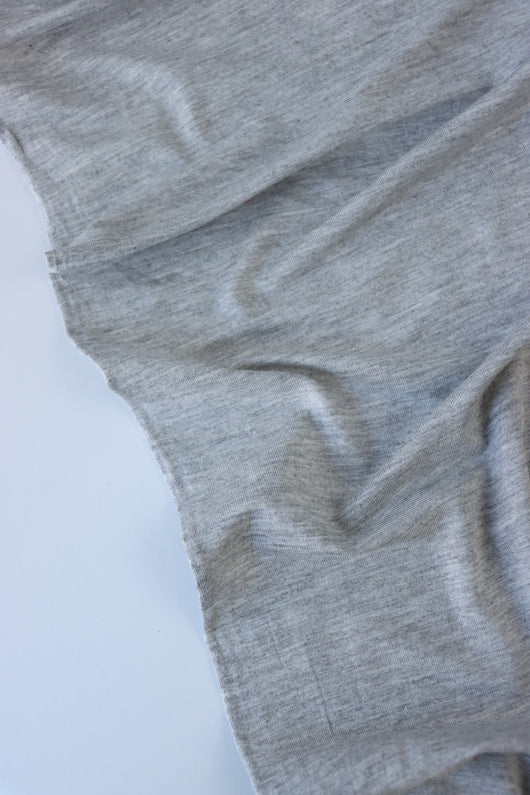 Heather Gray Our Favorite Rayon Spandex Jersey