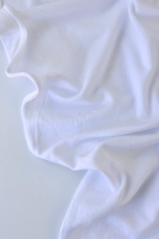 White Our Favorite Rayon Spandex Jersey