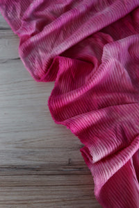 Very Pink Poodle Tie Dye Yummy Rib Knit