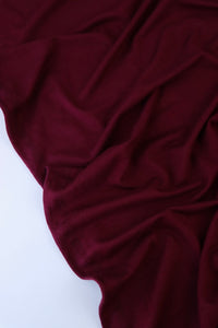 Burgundy Our Favorite Rayon Spandex Jersey