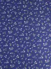 Load image into Gallery viewer, 1YD PRECUT; Mila on Dark Denim Yummy 8x3 Rib Knit