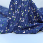 Load image into Gallery viewer, Mila on Dark Denim Yummy 8x3 Rib Knit

