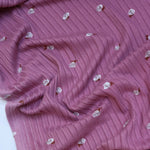 Load image into Gallery viewer, Rosie on Mauve Yummy 8x3 Rib Knit
