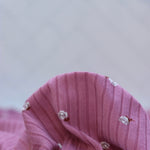 Load image into Gallery viewer, Rosie on Mauve Yummy 8x3 Rib Knit
