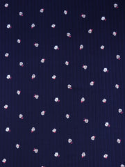 Load image into Gallery viewer, Rosie on Navy Yummy 8x3 Rib Knit
