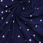 Load image into Gallery viewer, Rosie on Navy Yummy 8x3 Rib Knit
