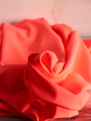 Load image into Gallery viewer, Hot Coral QUAD Performance Jersey Knit | By The Half Yard
