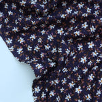 Load image into Gallery viewer, Cassia on Navy Yummy 4x2 Rib Knit
