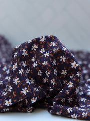 Load image into Gallery viewer, Cassia on Navy Yummy 4x2 Rib Knit