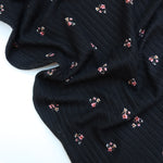 Load image into Gallery viewer, Gina on Black Yummy 8x3 Rib Knit
