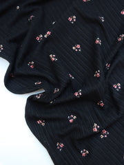 Load image into Gallery viewer, Gina on Black Yummy 8x3 Rib Knit