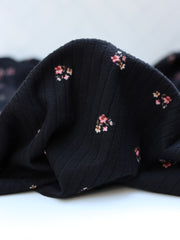 Load image into Gallery viewer, Gina on Black Yummy 8x3 Rib Knit