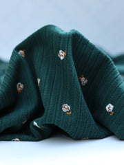 Load image into Gallery viewer, Rosie on Hunter Green Yummy 8x3 Rib Knit